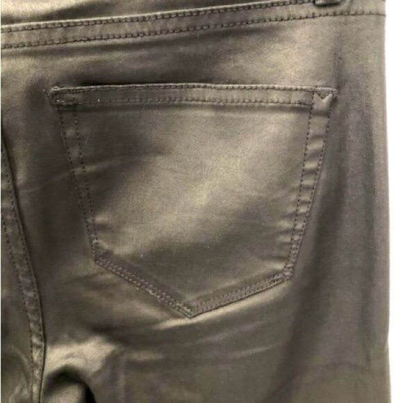 Madewell Skinny Skinny Wax Coated Black Pants Jeans Size 28 Womens - Picture 7 of 7